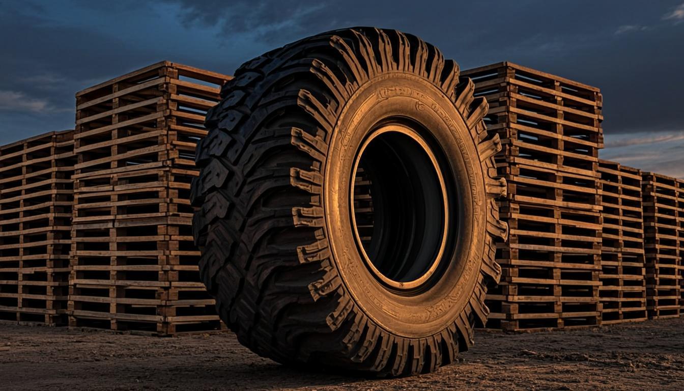 Pneus agrícolas prontos para envio — Lincoln Tratores, peças para tratores